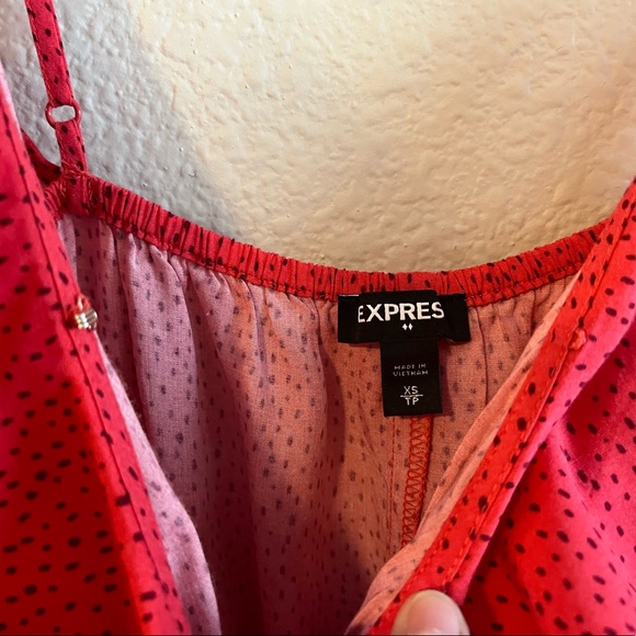 Red Hi-Lo Express Dress - Picture 4 of 6